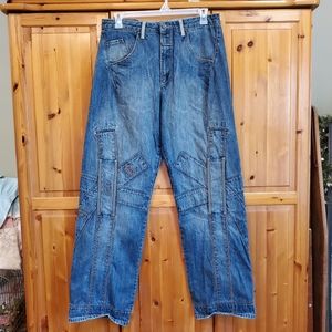 Marithe Francois Girbaud Baggy Jeans Men's Size 34